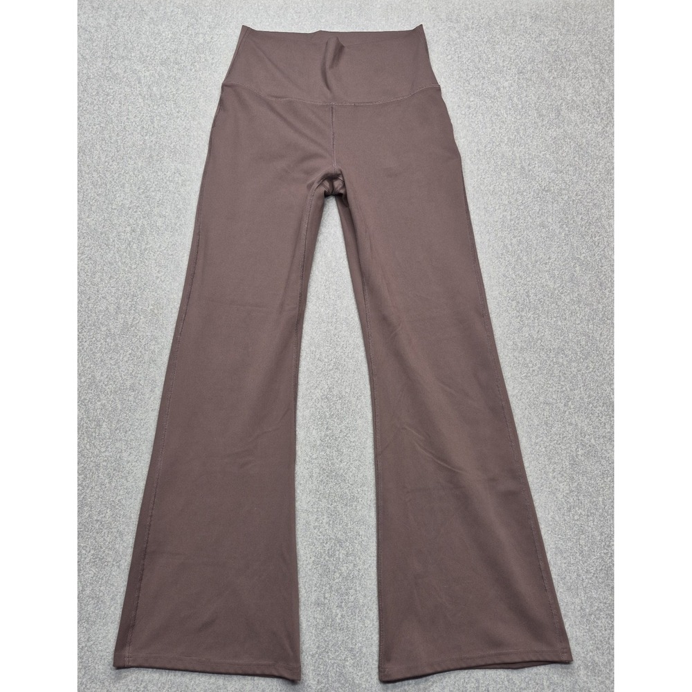 Jessica Simpson Yoga Pants Womens XL Mocha Brown High Waisted Flare Leggings